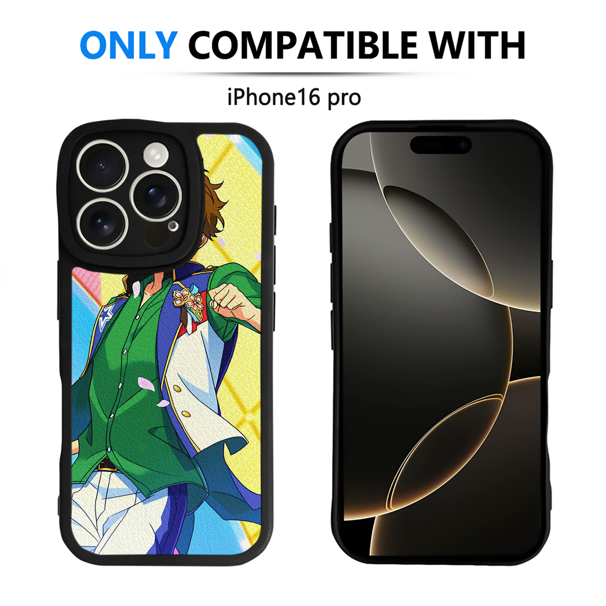 （画像用） あんさんぶるスターズ! Ensemble Stars 【iPhone 16シリーズ対応】シリコンスマホケース（レザー調） 材質：シリコン